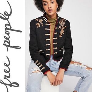 Free People Military Jacket